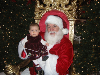 Lizzie and Santa