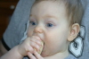 Mmm! Lizzie Enjoys a Banana