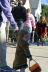 Lizzie walks with Aunt Erin