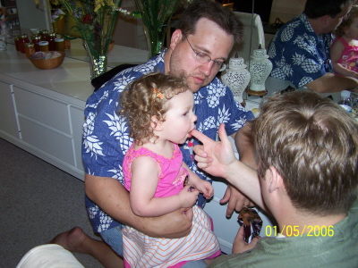 Lizzie Gets The First Taste