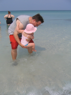 Lizzie's Not Too Sure About The Water