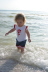 Lizzie loves the ocean!
