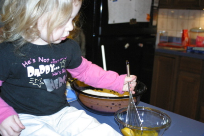 Making Christmas Cookies with Dada