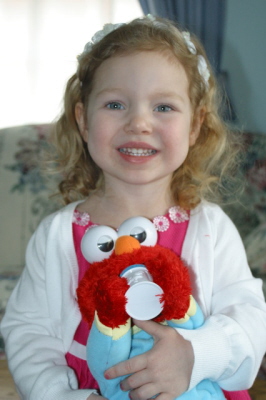 Lizzie and Elmo